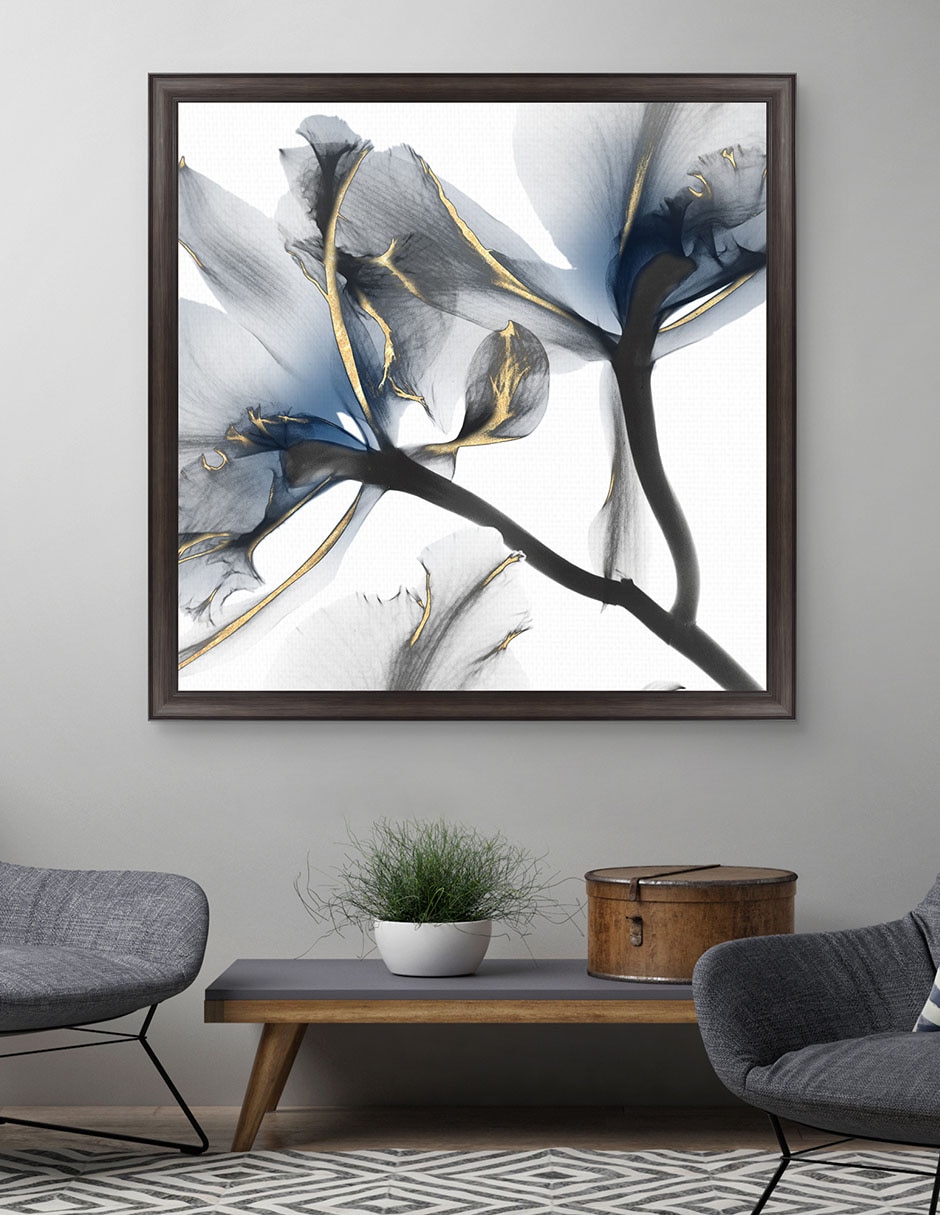 Cuadro decorativo Brillo índigo ciclamen 2 de Albert Koetsier técnica mixta 4