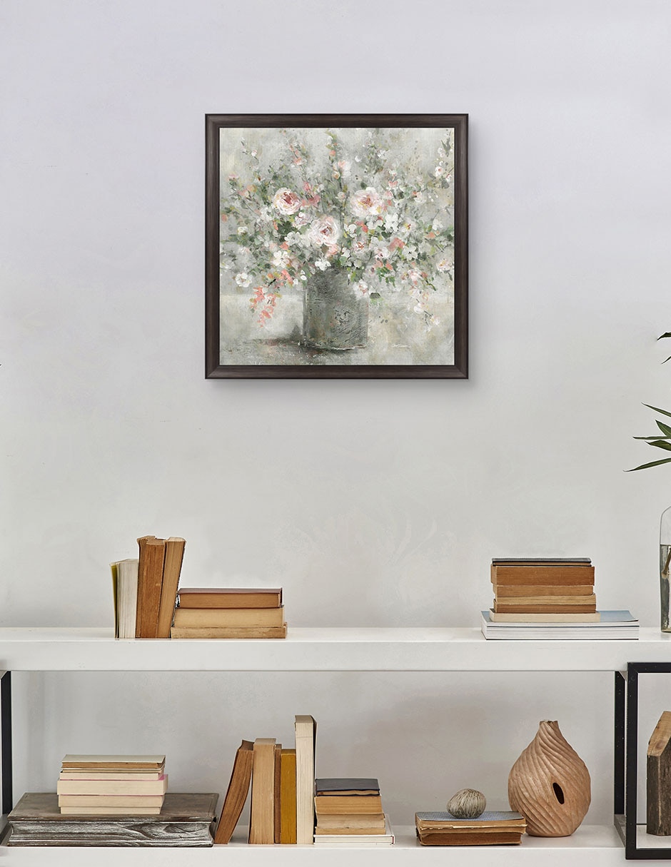 Cuadro decorativo Encanto Floral de Carol Robinson técnica mixta 4