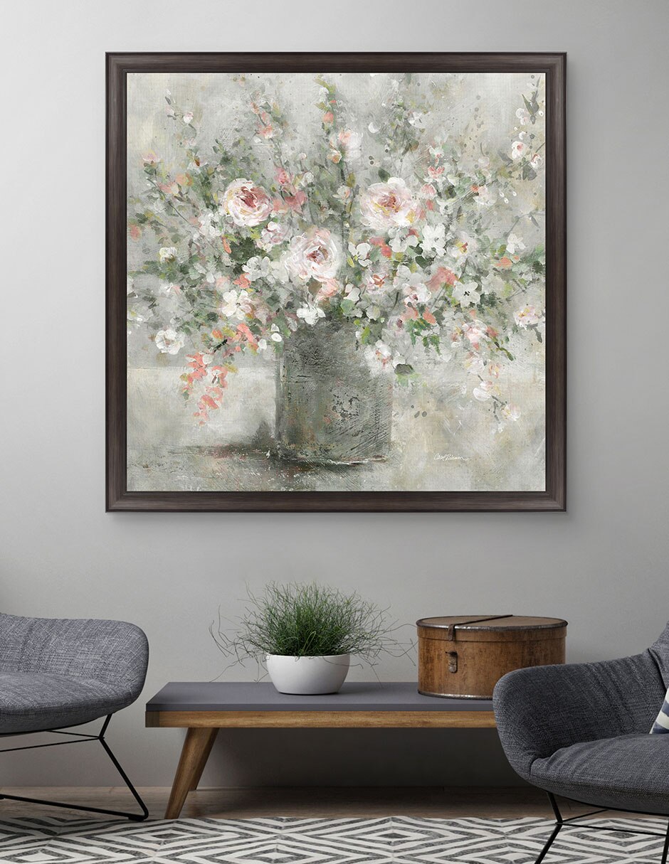 Cuadro decorativo Encanto Floral de Carol Robinson técnica mixta 4
