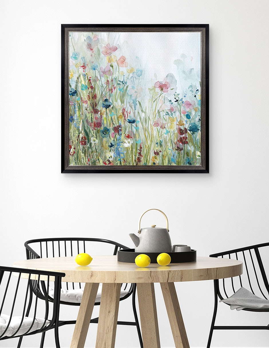 Cuadro decorativo Pradera de flores silvestres de Carol Robinson técnica mixta 4