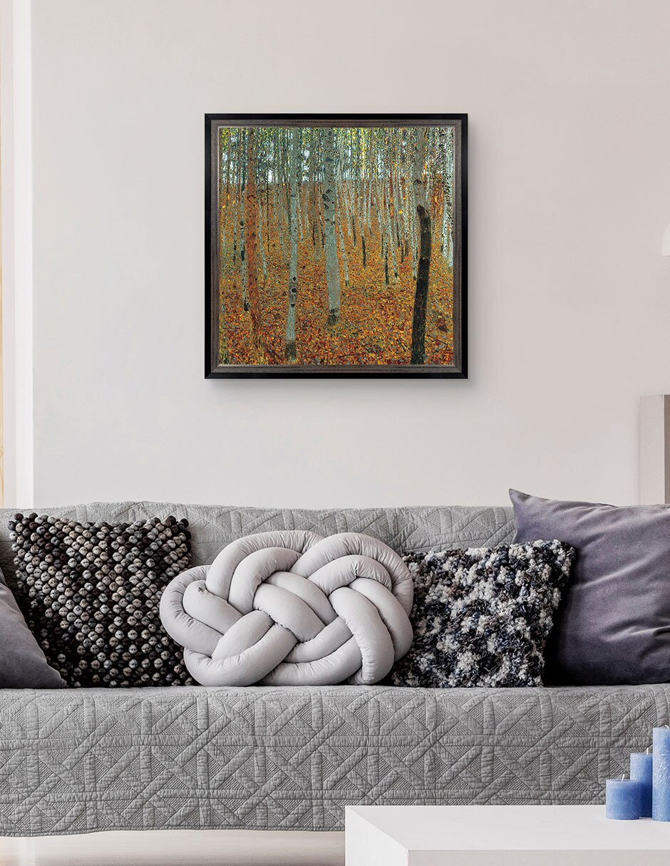 Cuadro decorativo Klimt – Bosque de hayas de Portfolio Arts Group técnica mixta 4