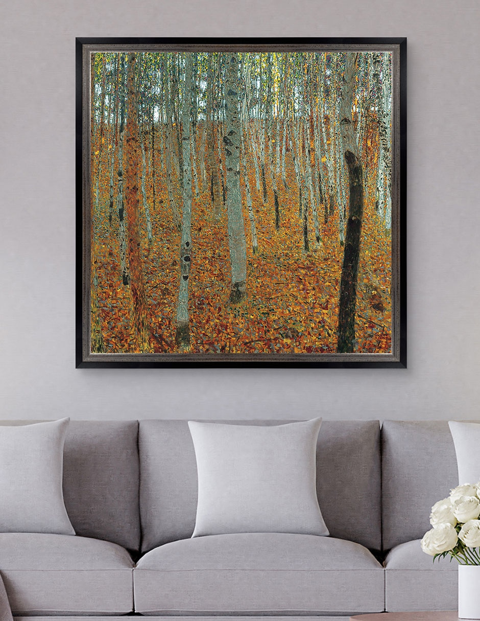 Cuadro decorativo Klimt – Bosque de hayas de Portfolio Arts Group técnica mixta 3