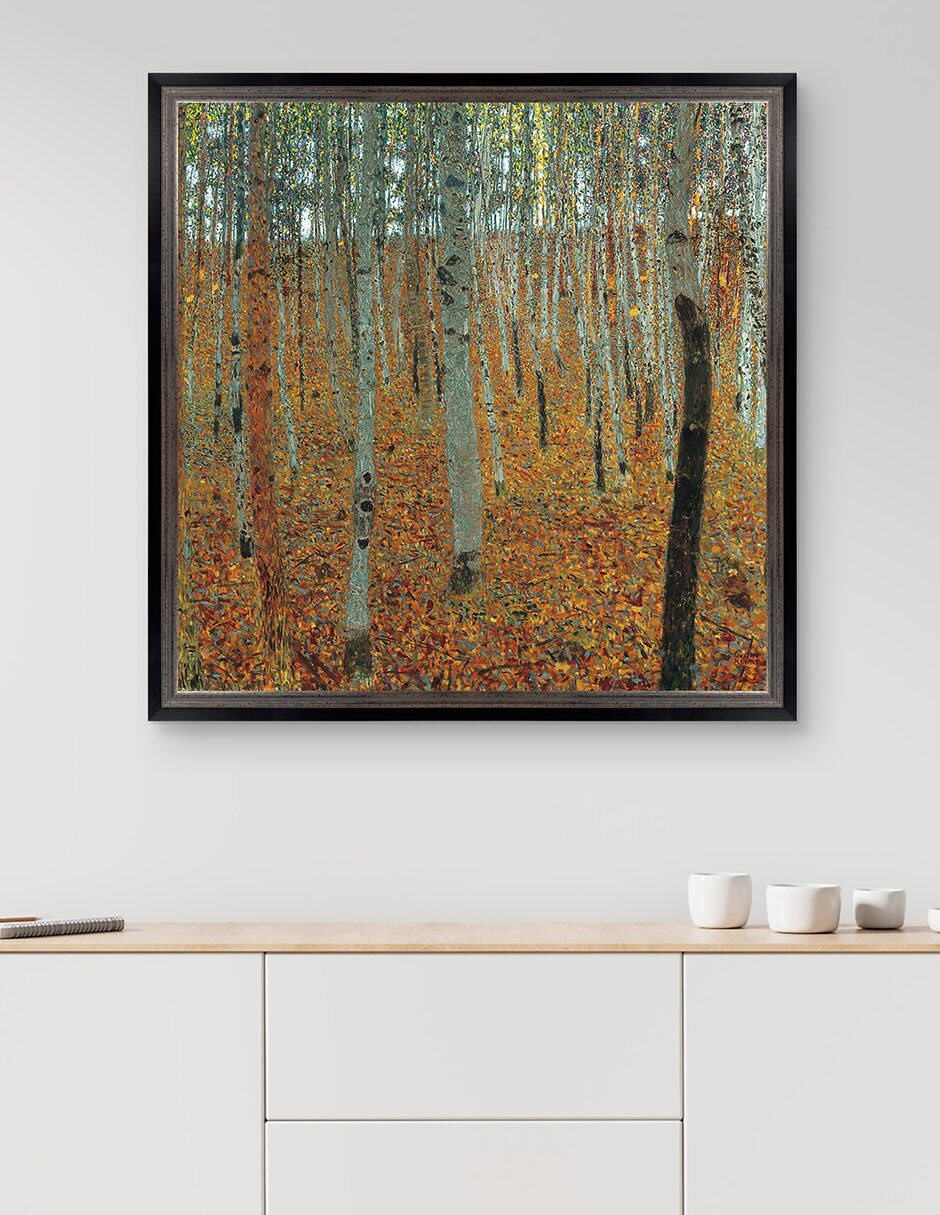 Cuadro decorativo Klimt – Bosque de hayas de Portfolio Arts Group técnica mixta 4