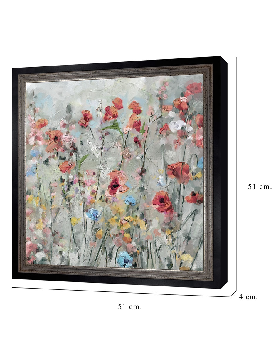 Cuadro decorativo Primavera campestre de Studio Arts técnica mixta 2