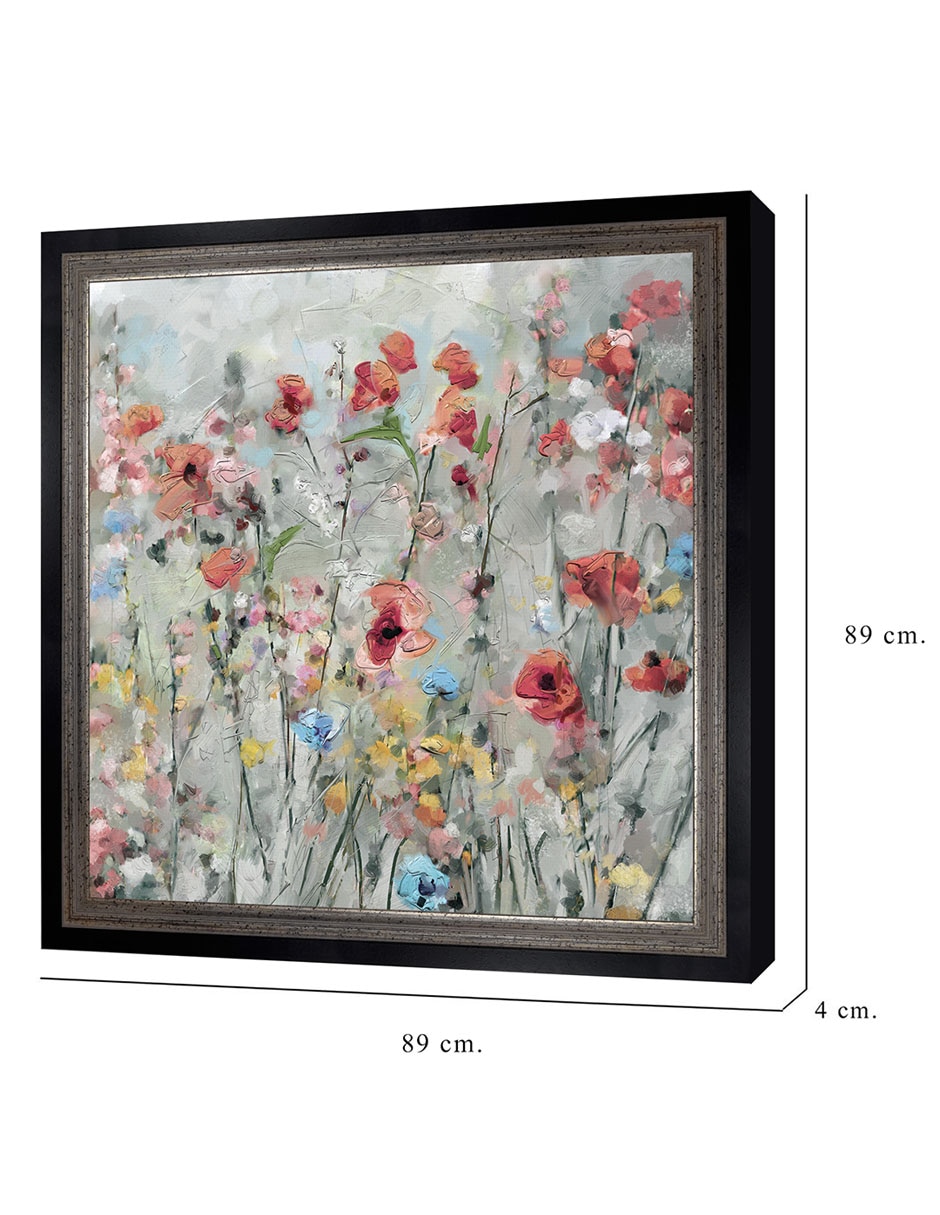 Cuadro decorativo Primavera campestre de Studio Arts técnica mixta 8