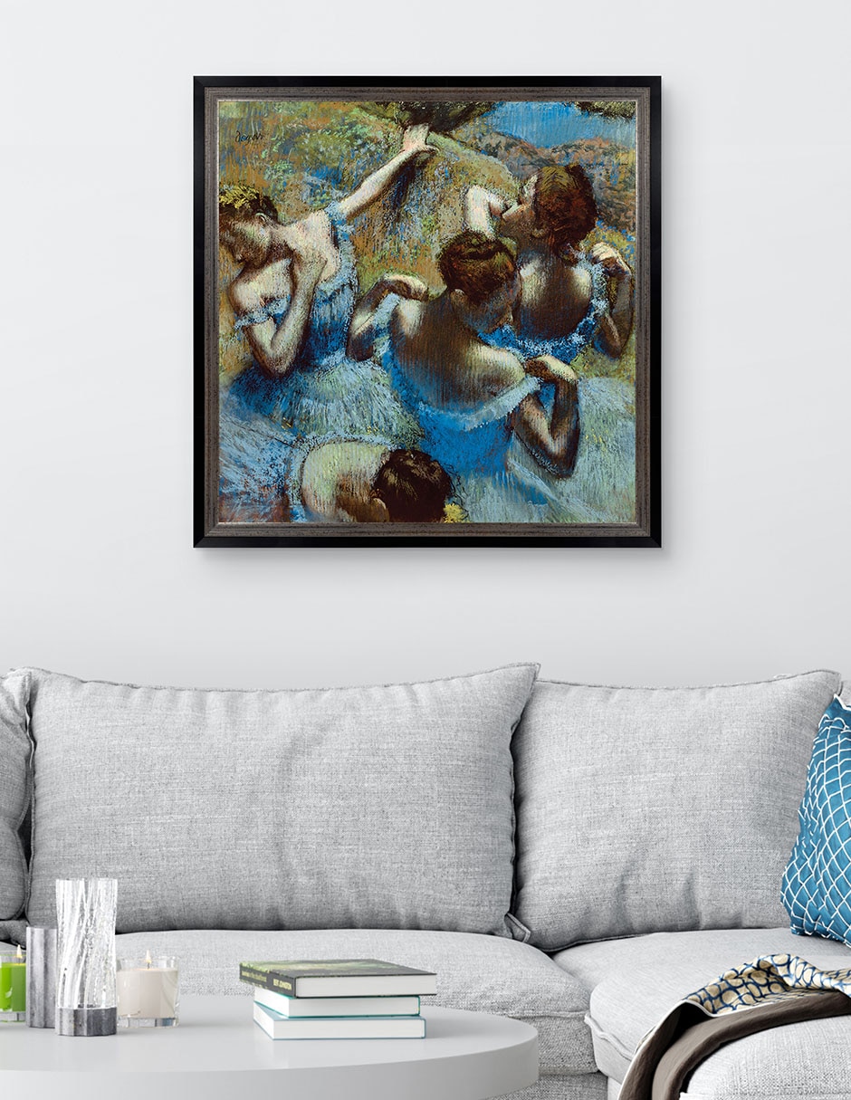 Cuadro decorativo Degas – Bailarinas en azul de Portfolio Arts Group técnica mixta 4