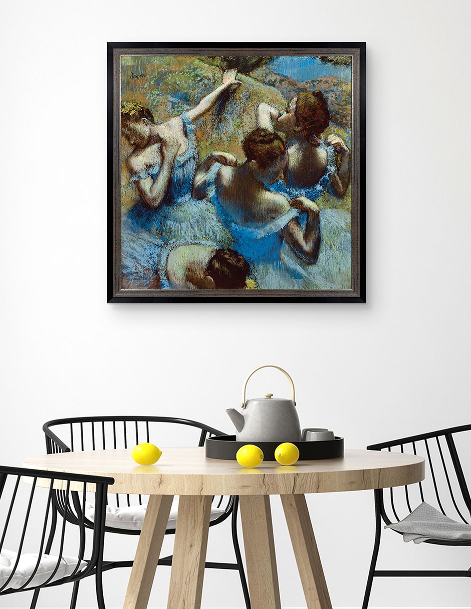 Cuadro decorativo Degas – Bailarinas en azul de Portfolio Arts Group técnica mixta 5