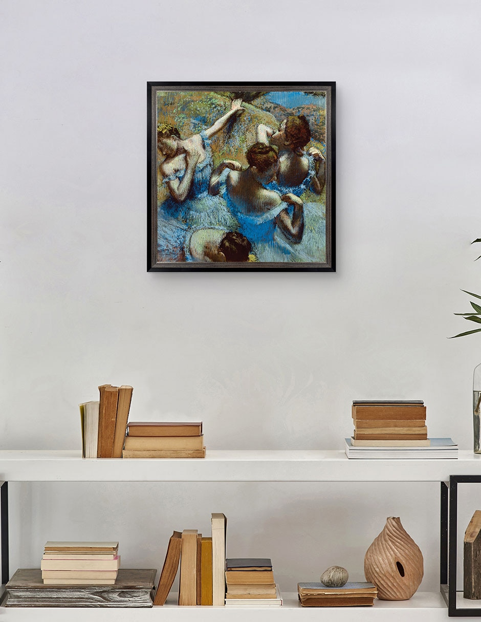 Cuadro decorativo Degas – Bailarinas en azul de Portfolio Arts Group técnica mixta 3
