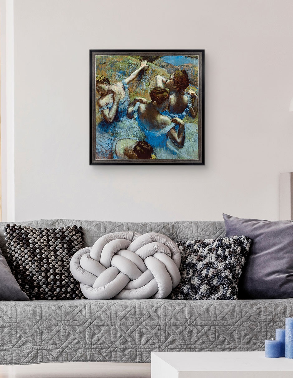 Cuadro decorativo Degas – Bailarinas en azul de Portfolio Arts Group técnica mixta 4