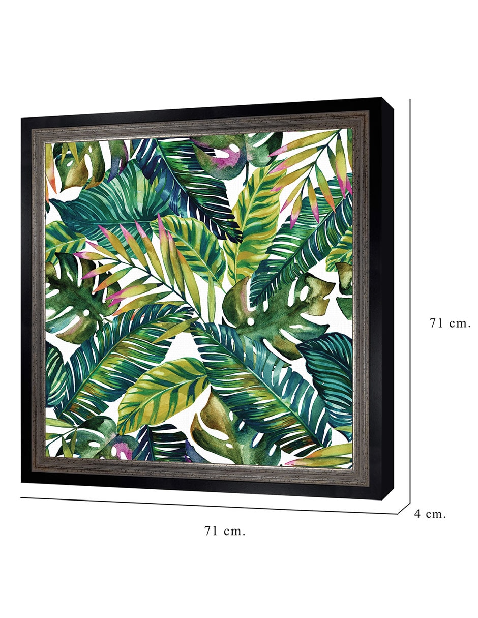Cuadro decorativo Patrón tropical de Mark Ashkenazi técnica mixta 8