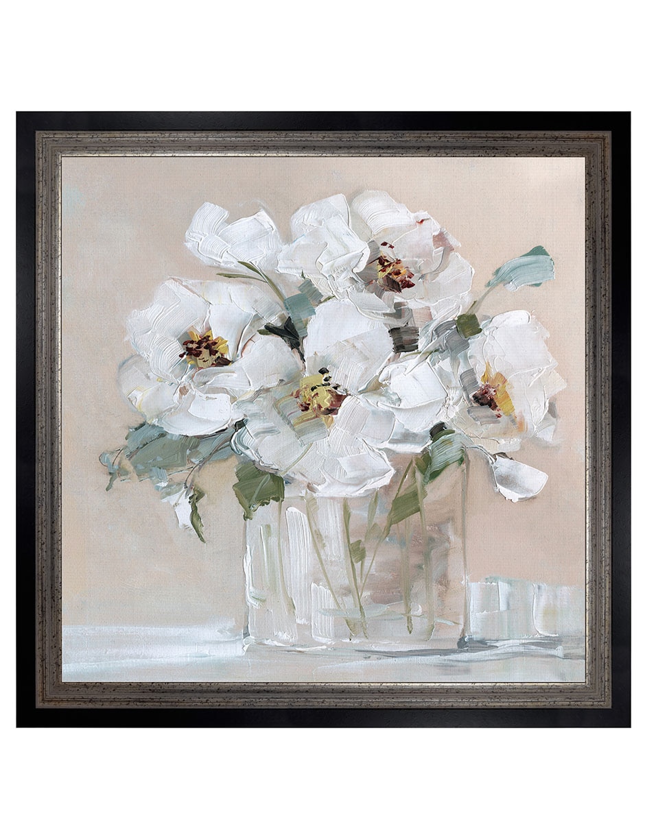 Cuadro decorativo Blancos suaves I de Sally Swatland técnica mixta Cuadro decorativo Blancos suaves I de Sally Swatland técnica mixta