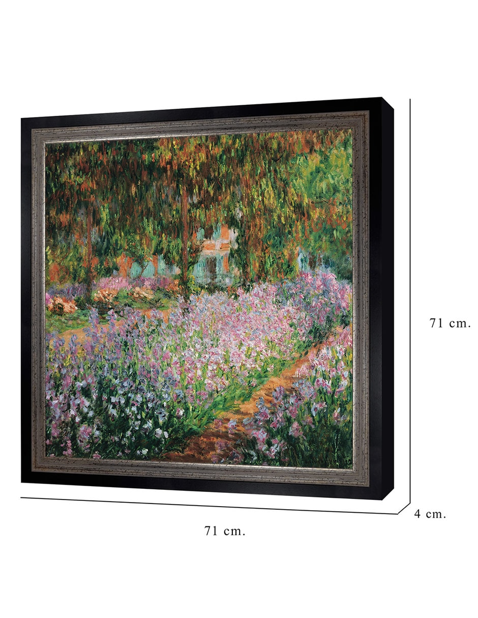 Cuadro decorativo Monet – Jardín del artista de Portfolio Arts Group técnica mixta 8