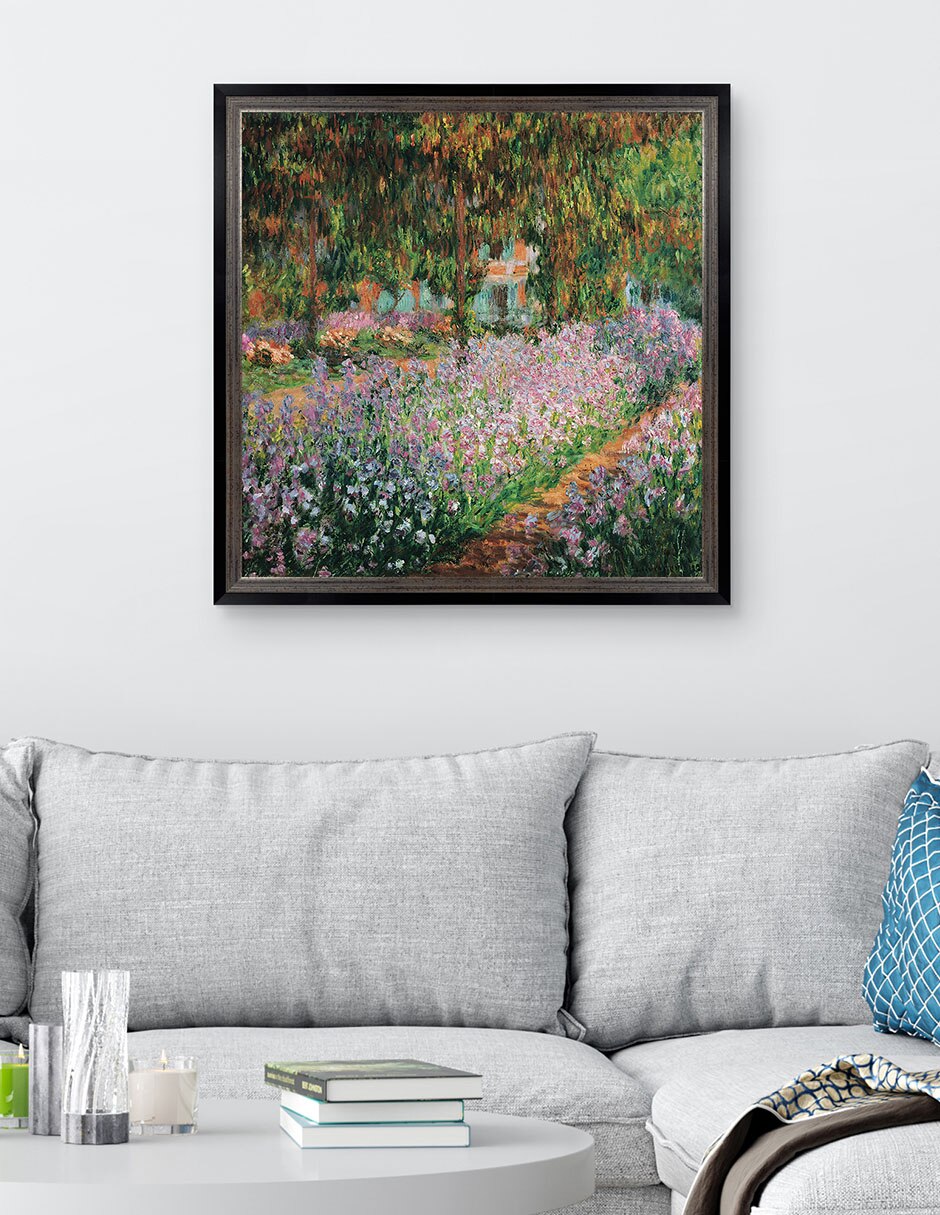 Cuadro decorativo Monet – Jardín del artista de Portfolio Arts Group técnica mixta 3