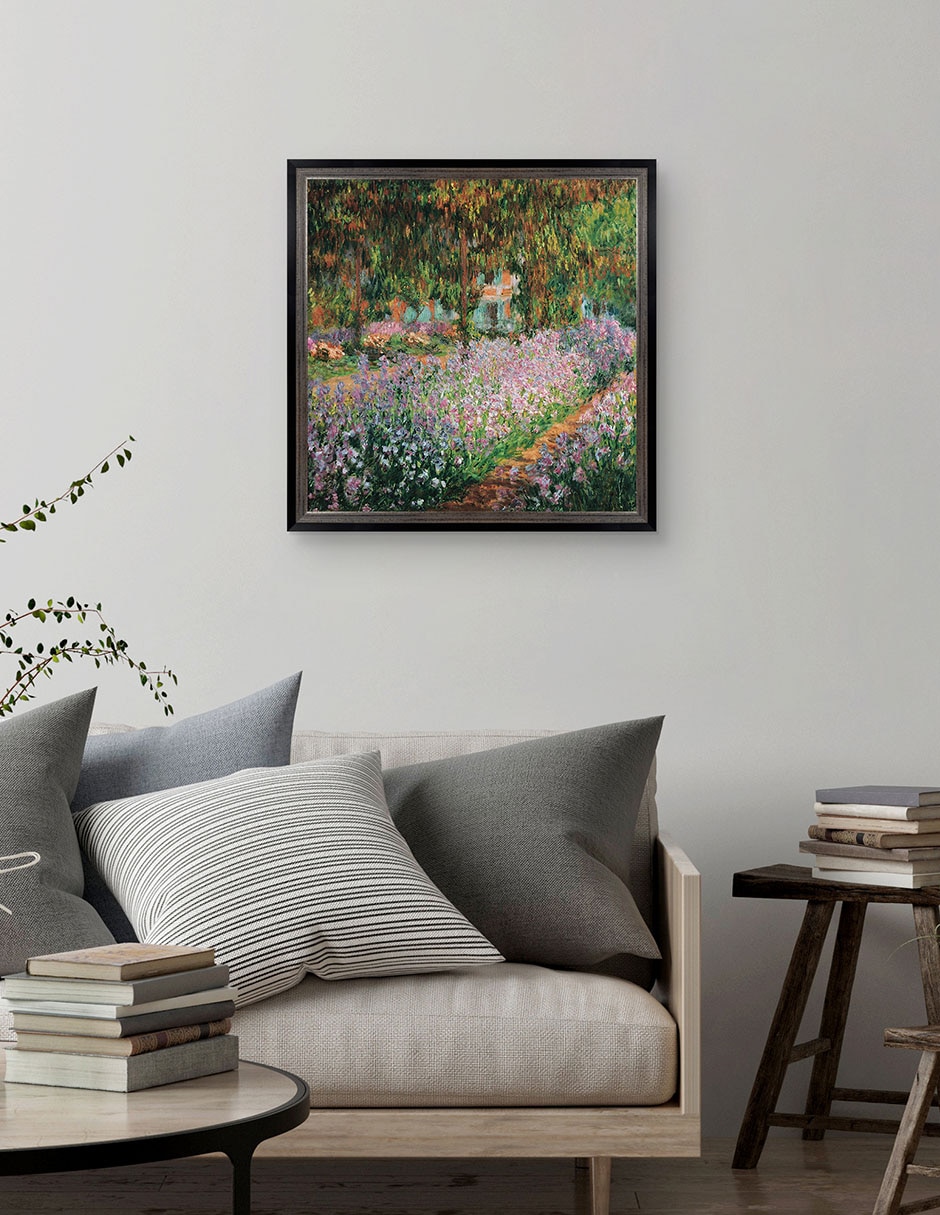Cuadro decorativo Monet – Jardín del artista de Portfolio Arts Group técnica mixta 3
