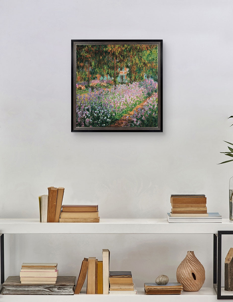 Cuadro decorativo Monet – Jardín del artista de Portfolio Arts Group técnica mixta 4