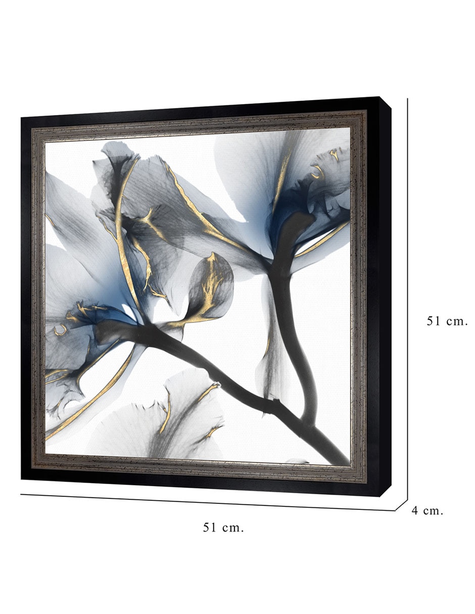 Cuadro decorativo Brillo índigo ciclamen 2 de Albert Koetsier técnica mixta 8