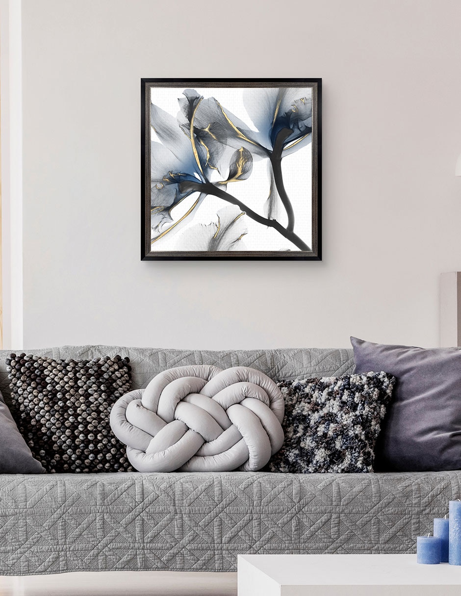 Cuadro decorativo Brillo índigo ciclamen 2 de Albert Koetsier técnica mixta 4