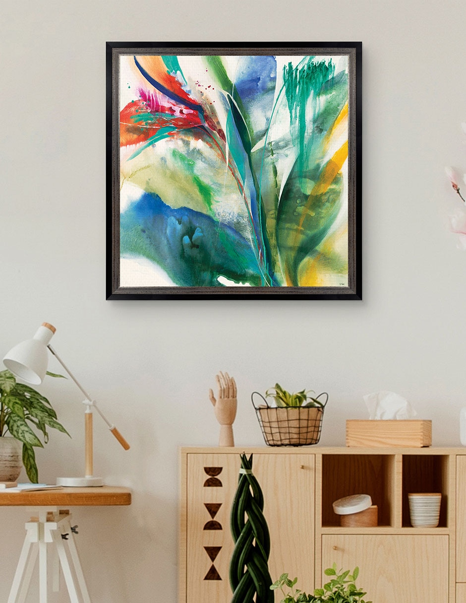 Cuadro decorativo Ave del Paraíso de K. Nari técnica mixta 3