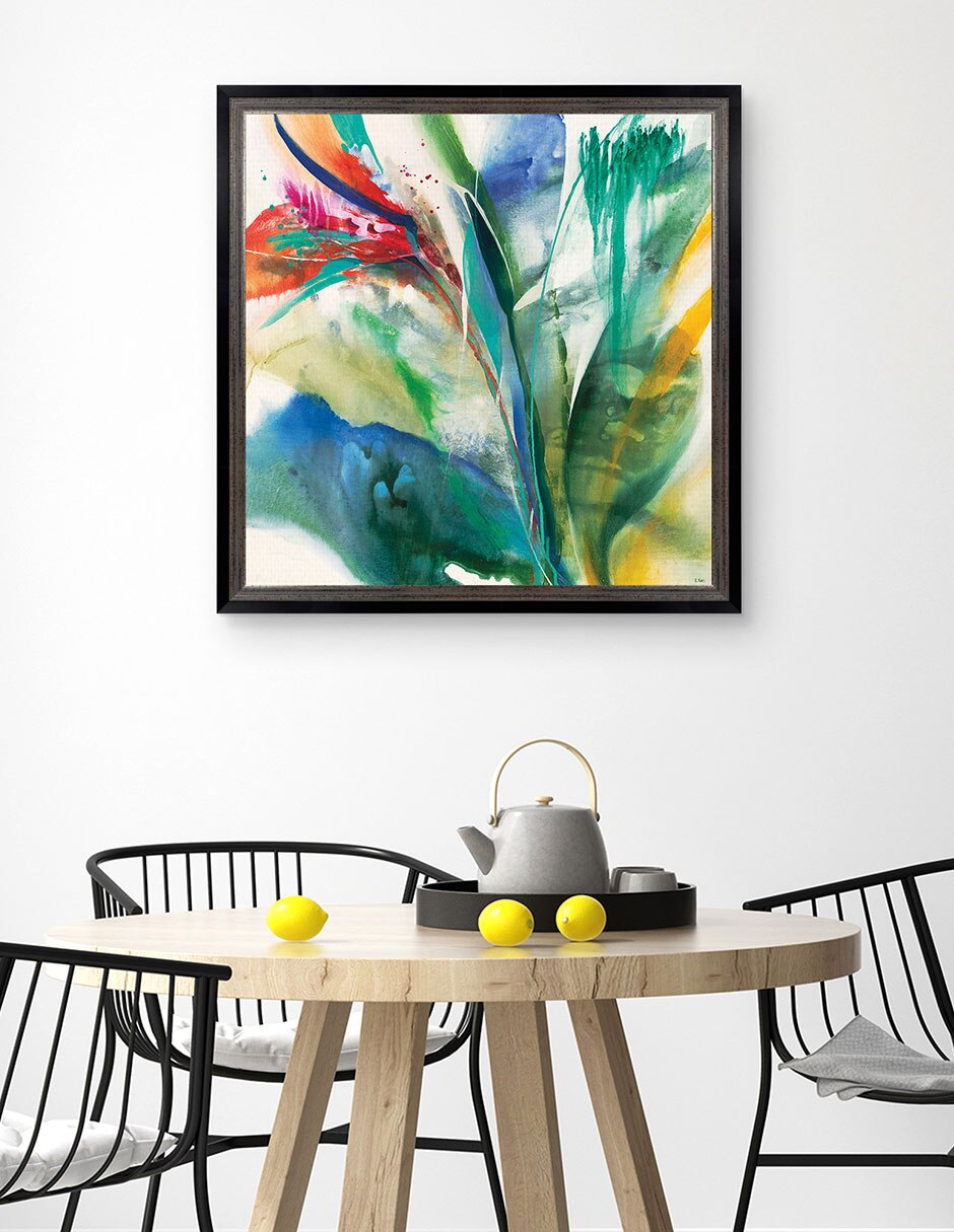 Cuadro decorativo Ave del Paraíso de K. Nari técnica mixta 5