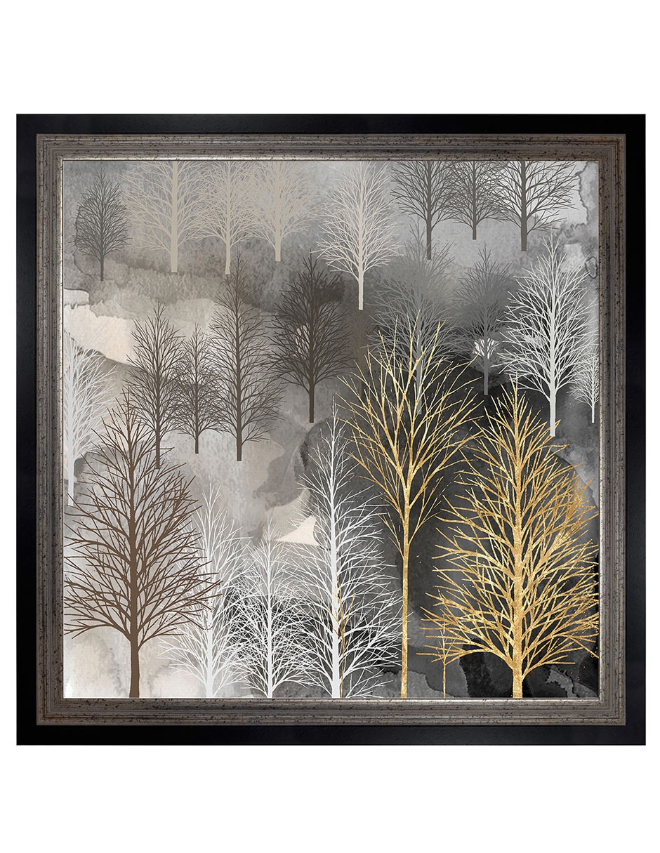 Cuadro decorativo Árbol invernal de Heather Hayes técnica mixta