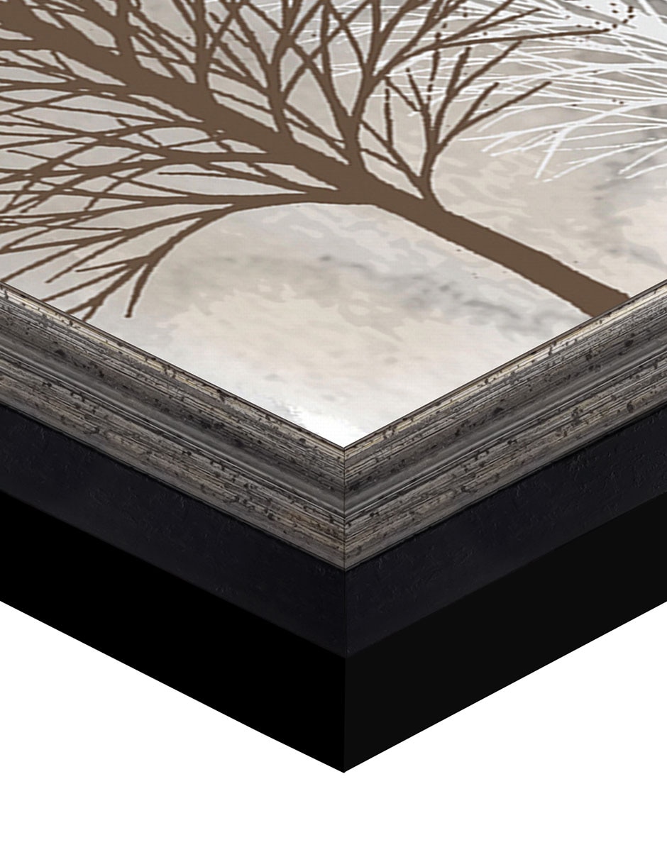 Cuadro decorativo Árbol invernal de Heather Hayes técnica mixta 6