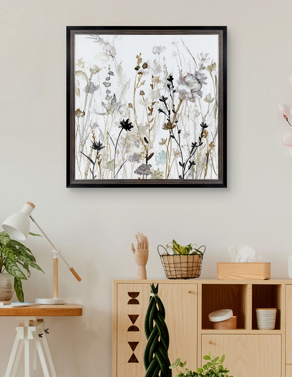 Cuadro decorativo Niebla de flores silvestres II de Carol Robinson técnica mixta 3