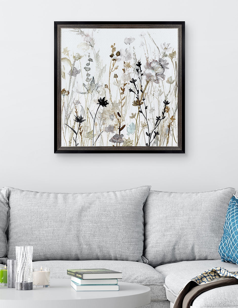 Cuadro decorativo Niebla de flores silvestres II de Carol Robinson técnica mixta 4
