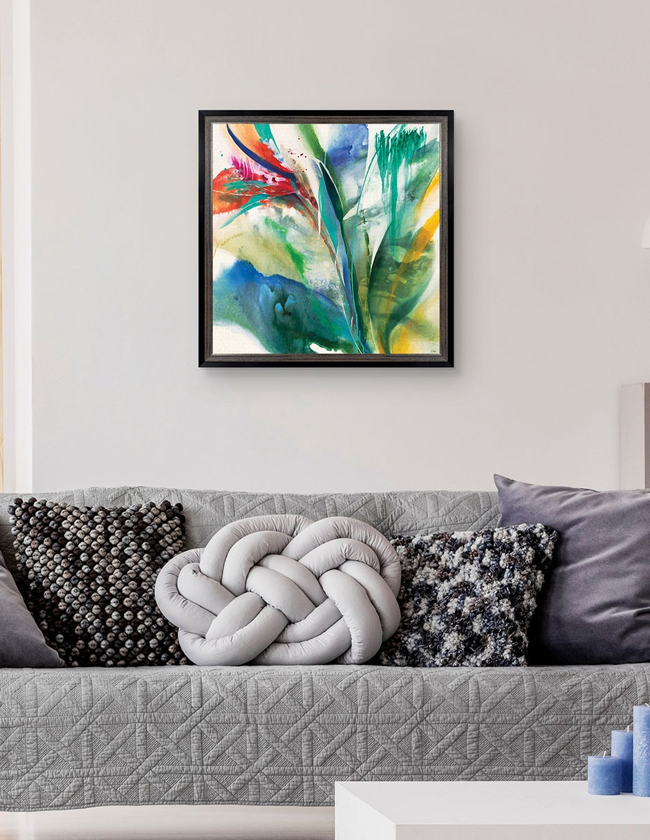 Cuadro decorativo Ave del Paraíso de K. Nari técnica mixta 4