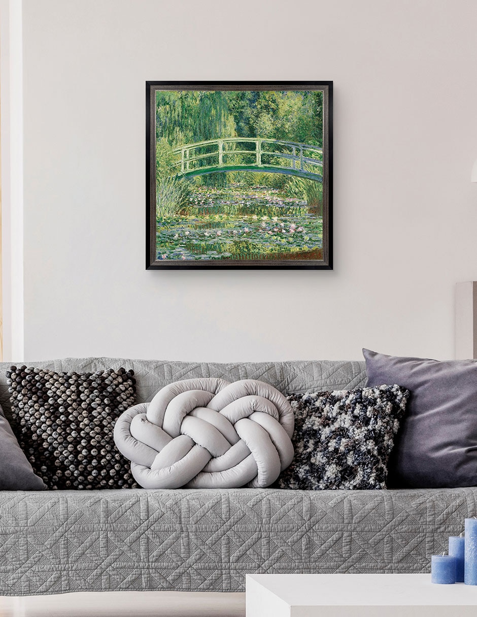 Cuadro decorativo Monet – Puente japonés de nenúfares de Portfolio Arts Group técnica mixta 5