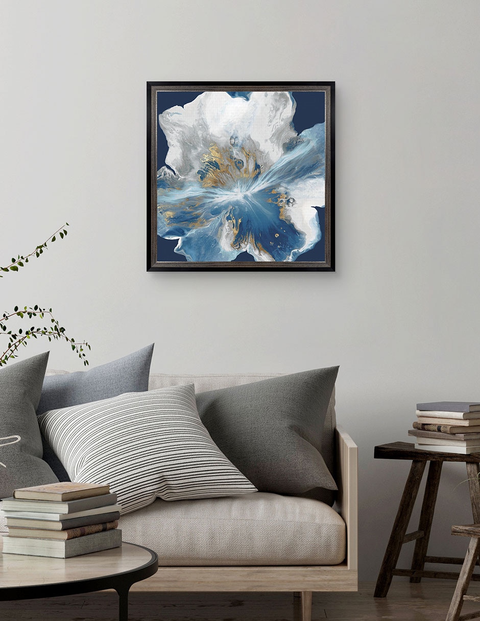 Cuadro decorativo Enigma líquido II de Eva Watts técnica mixta 2