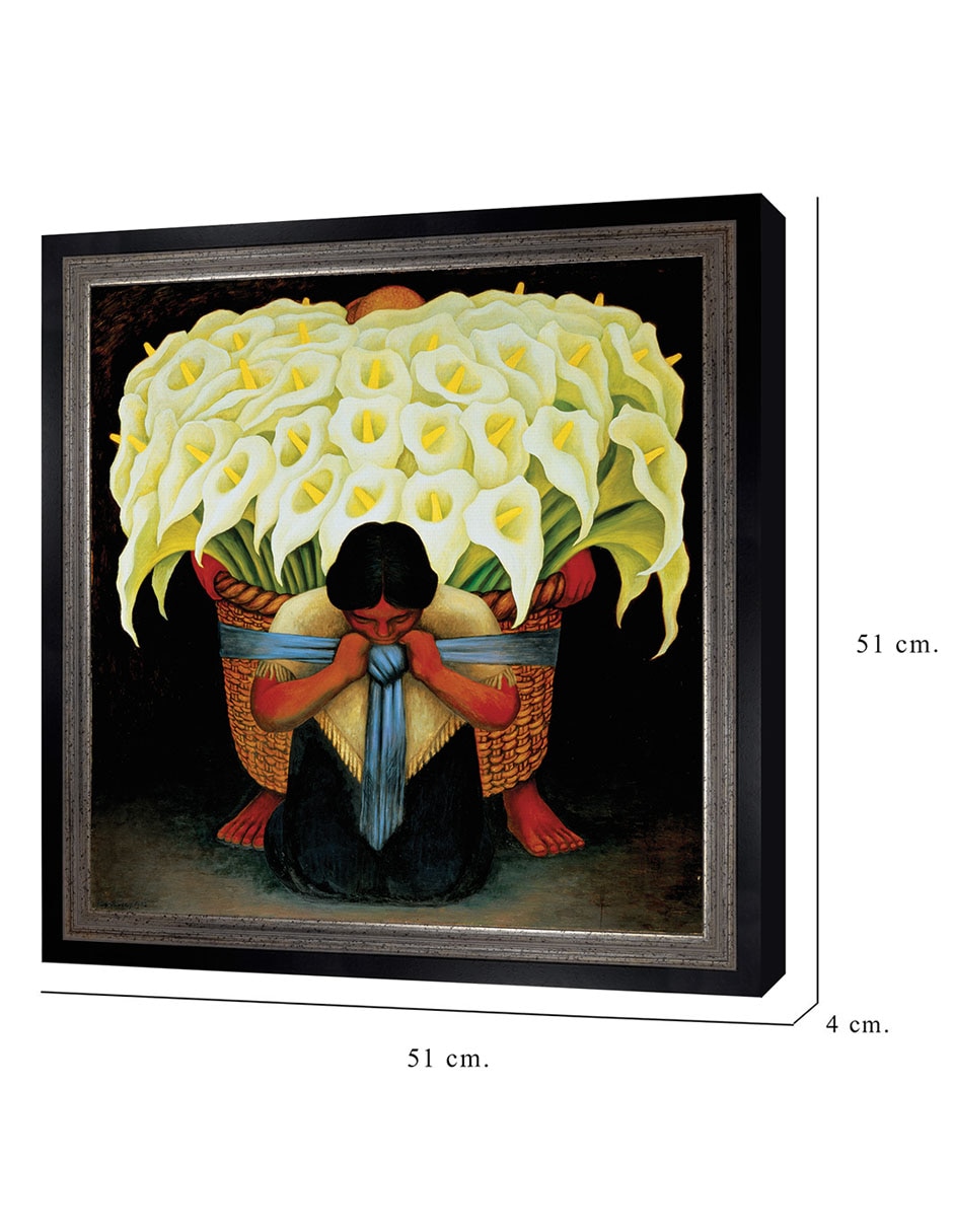 Cuadro decorativo Rivera – El vendedor de alcatraces de Portfolio Arts Group técnica mixta 8