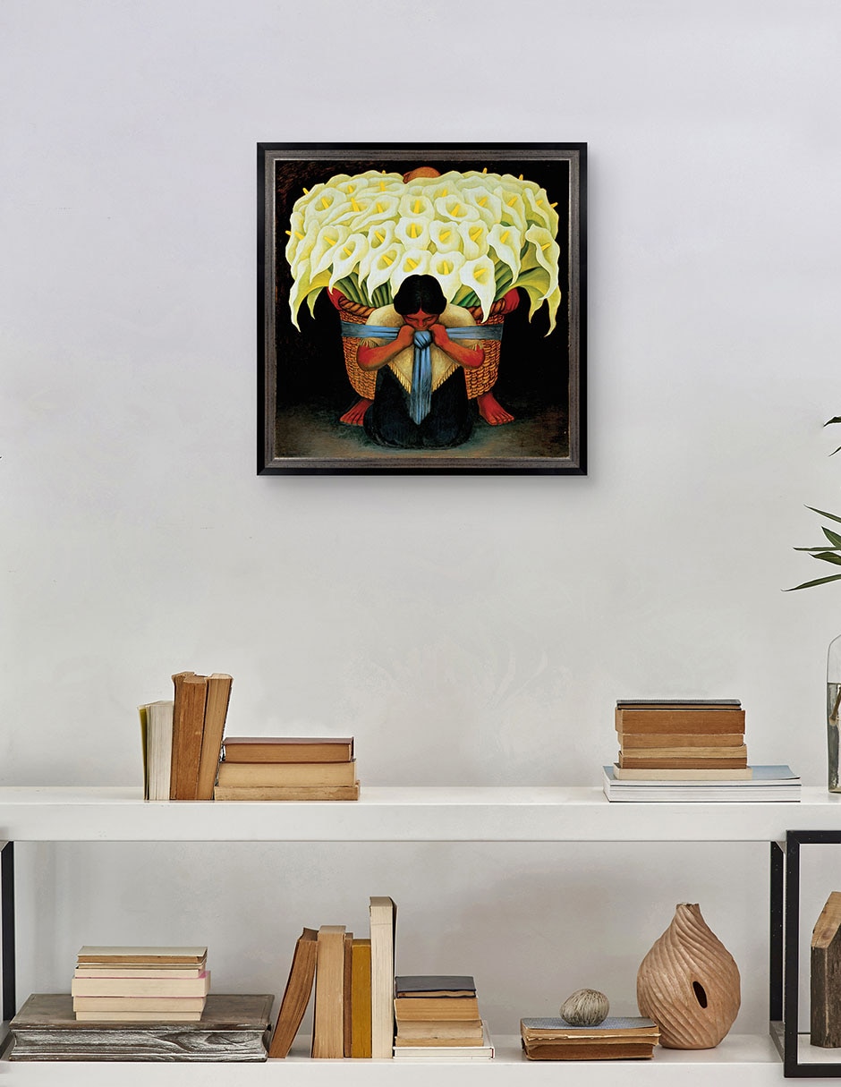 Cuadro decorativo Rivera – El vendedor de alcatraces de Portfolio Arts Group técnica mixta 3