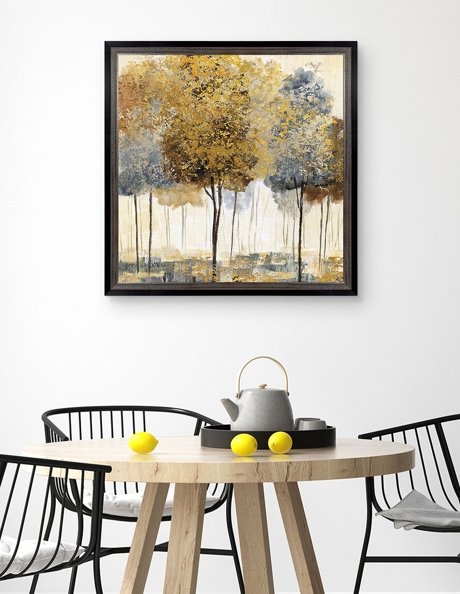 Cuadro decorativo Bosque metálico I de Nan técnica mixta 5