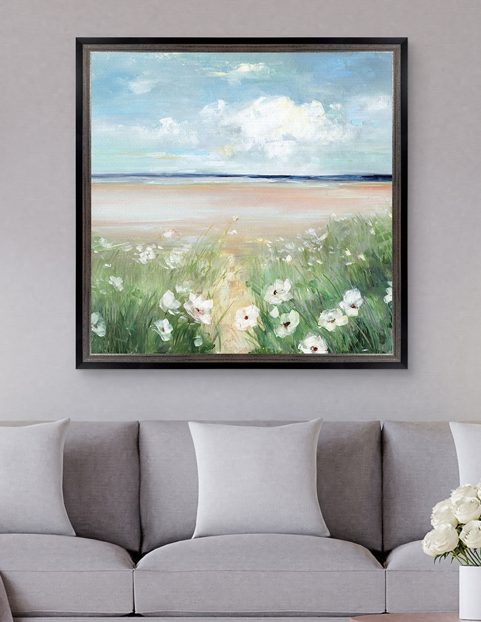 Cuadro decorativo Flores silvestres oceánicas de Sally Swatland técnica mixta 2