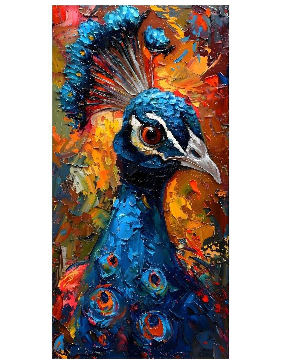 Cuadro decorativo Animal pavo real Cuadro decorativo Animal pavo real