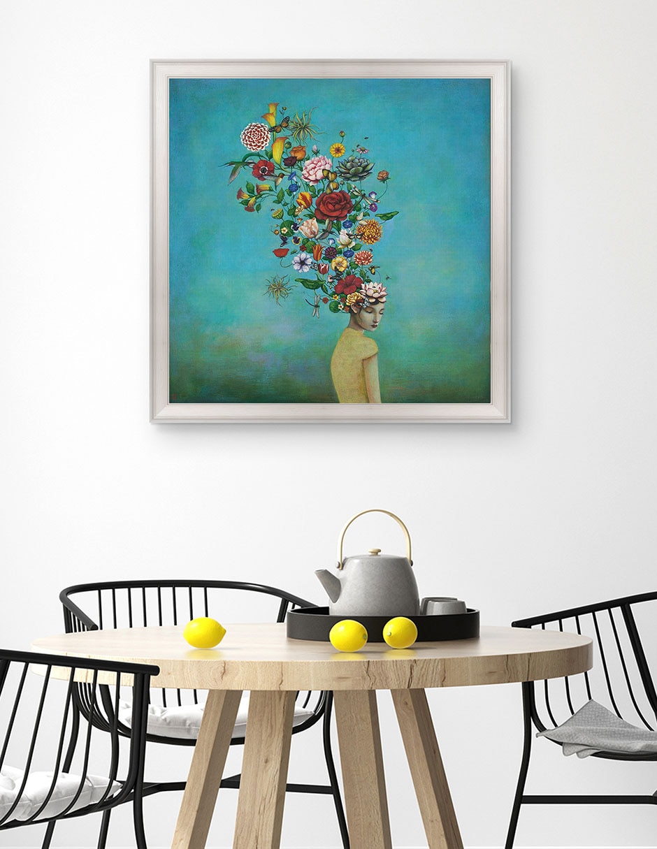 Cuadro decorativo Jardín de Serenidad de Duy Huynh técnica mixta 4