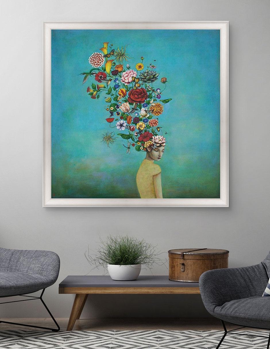 Cuadro decorativo Jardín de Serenidad de Duy Huynh técnica mixta 5