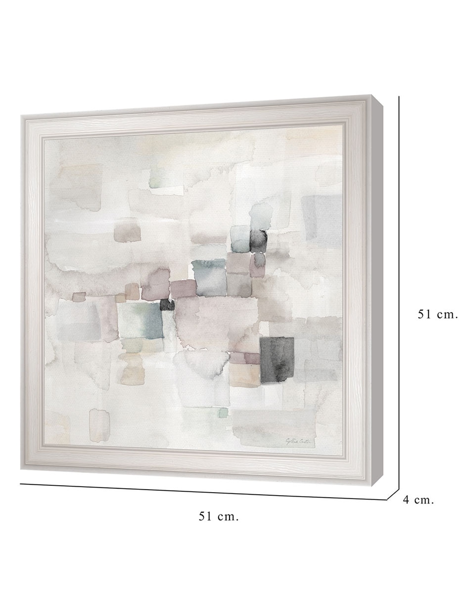 Cuadro decorativo Cuadro abstracto gris II de Cynthia Coulter técnica mixta 2