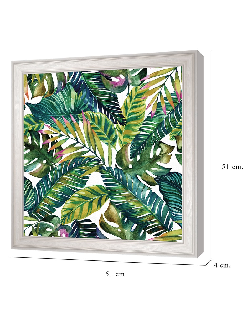 Cuadro decorativo Patrón tropical de Mark Ashkenazi técnica mixta 8
