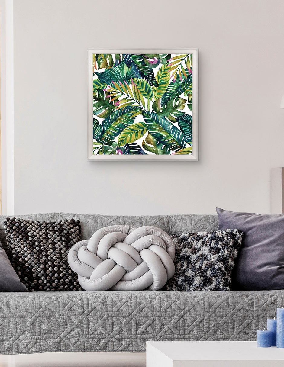 Cuadro decorativo Patrón tropical de Mark Ashkenazi técnica mixta 4
