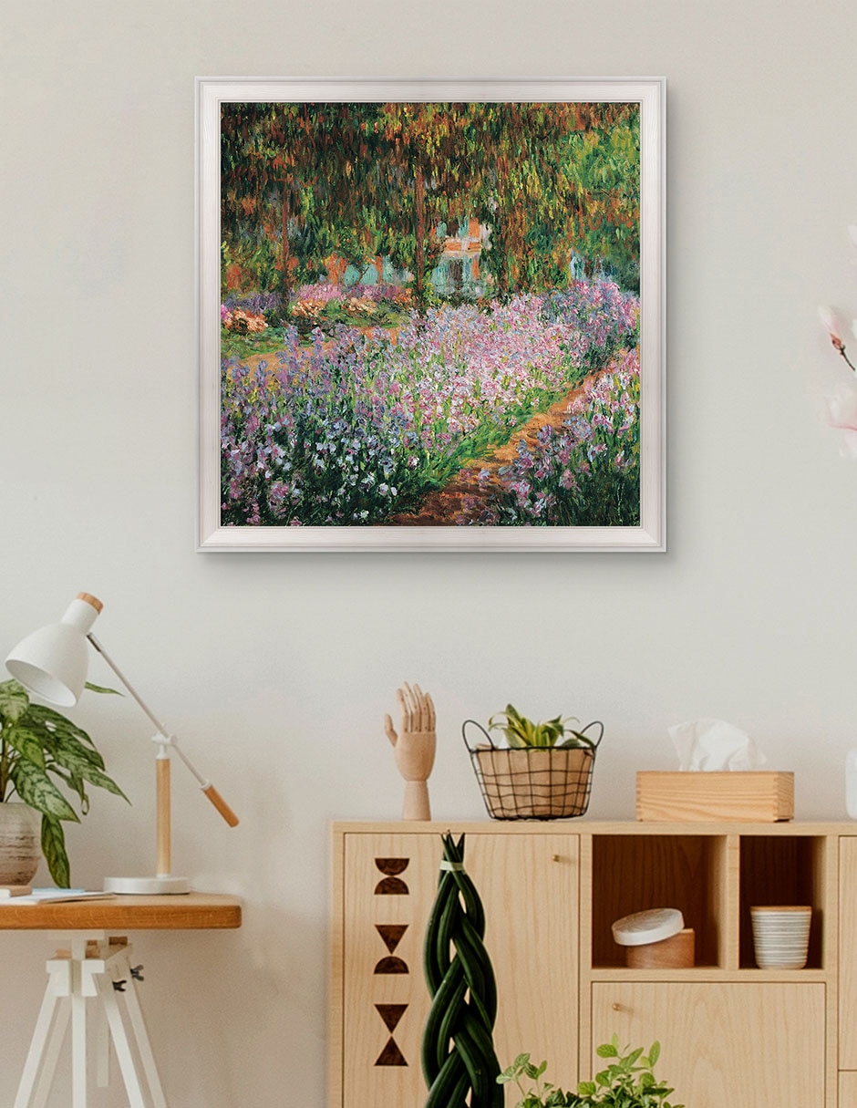 Cuadro decorativo Monet – Jardín del artista de Portfolio Arts Group técnica mixta 2