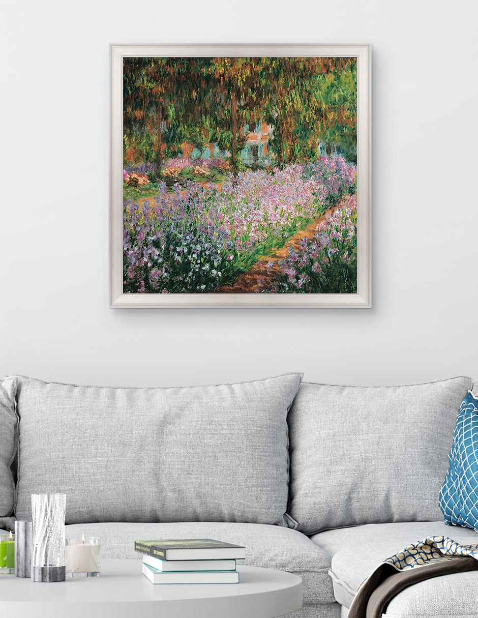 Cuadro decorativo Monet – Jardín del artista de Portfolio Arts Group técnica mixta 3
