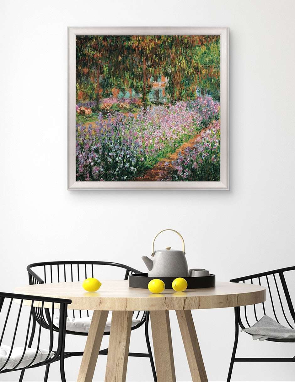 Cuadro decorativo Monet – Jardín del artista de Portfolio Arts Group técnica mixta 4