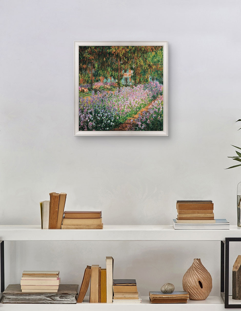 Cuadro decorativo Monet – Jardín del artista de Portfolio Arts Group técnica mixta 3