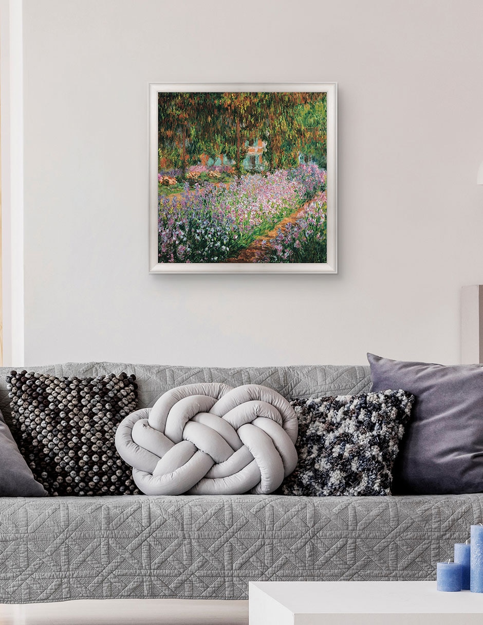 Cuadro decorativo Monet – Jardín del artista de Portfolio Arts Group técnica mixta 4