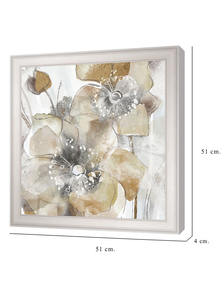 Cuadro decorativo Amapola primaveral II de Maria Donovan técnica mixta 2