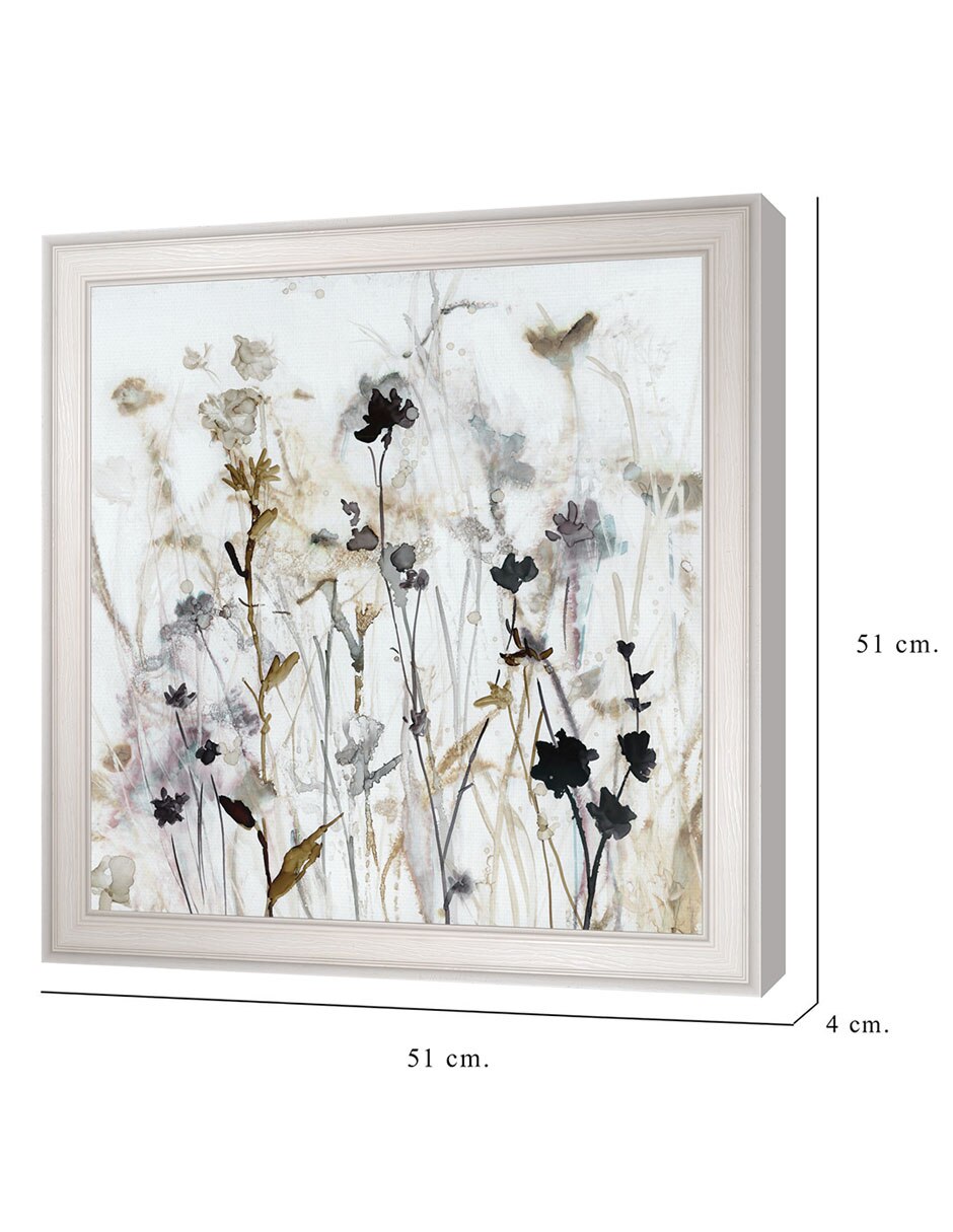 Cuadro decorativo Niebla de flores silvestres I de Carol Robinson técnica mixta 3