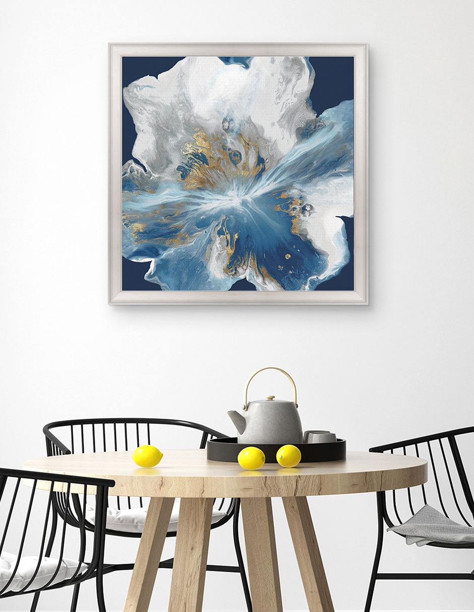 Cuadro decorativo Enigma líquido II de Eva Watts técnica mixta 5