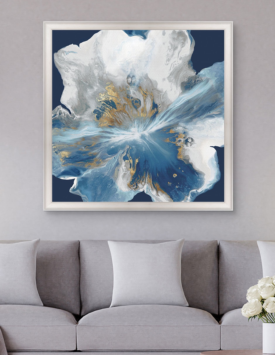 Cuadro decorativo Enigma líquido II de Eva Watts técnica mixta 2
