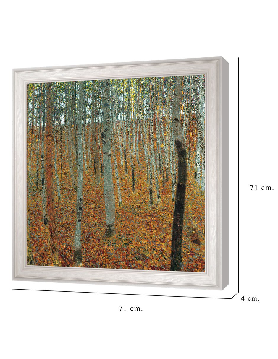Cuadro decorativo Klimt – Bosque de hayas de Portfolio Arts Group técnica mixta 8